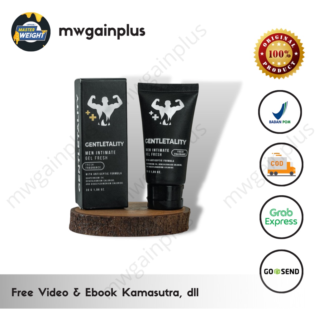 GENTLETALITY GEL - Gel Pembesar Penguat Vitalitas Pria Terbaik
