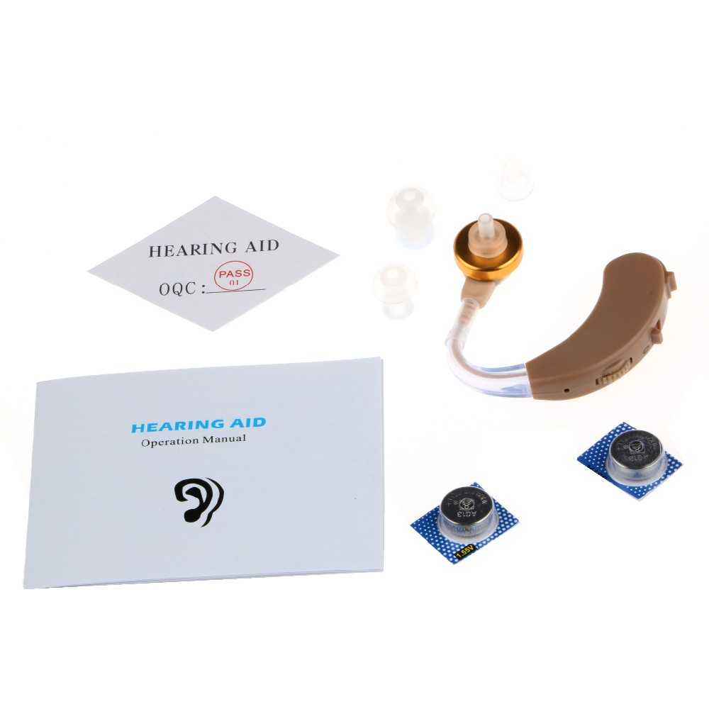 (100% BARANG ORI) TaffOmicron Earphone Alat Bantu Dengar Hearing Aid - F-138