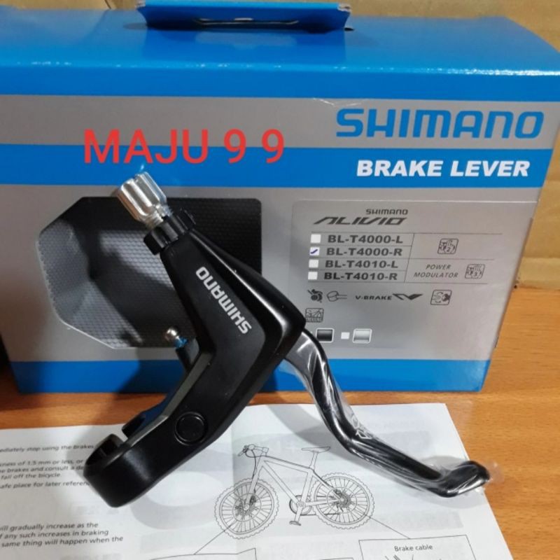 Handle Rem Shimano Alivio T4000 Brake Lever Mekanik Disc Brake Original in box