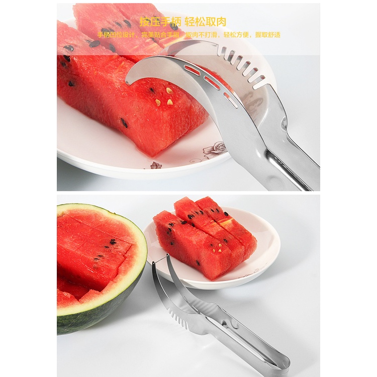 Pisau Potong Semangka Pepaya Jepit Mudah Dipakai Praktis / Pisau Dapur / Watermelon Knives