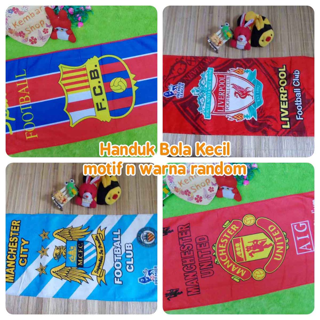 kembarshop handuk bola ukuran kecil motif RANDOM