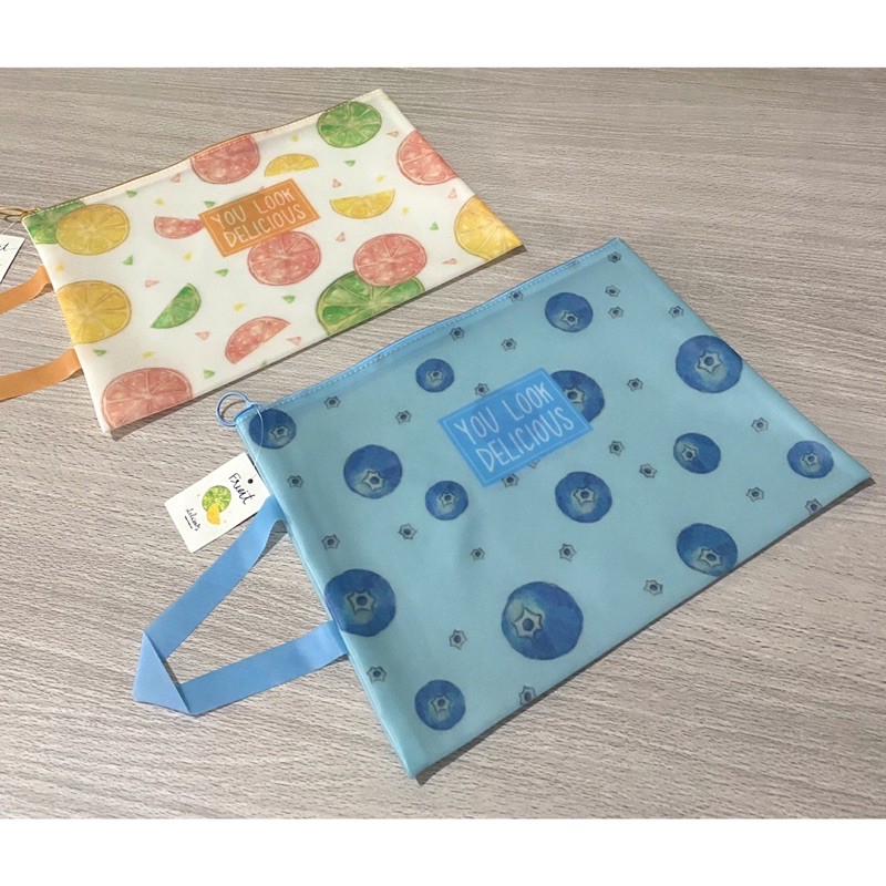 

Map plastik silikon tebal motif buah orange blueberry