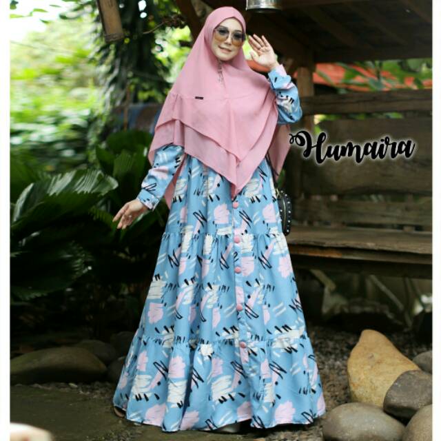 Gamis Syari Muslimah Sexy Queen mix Crept Thalita Ori by Humaira