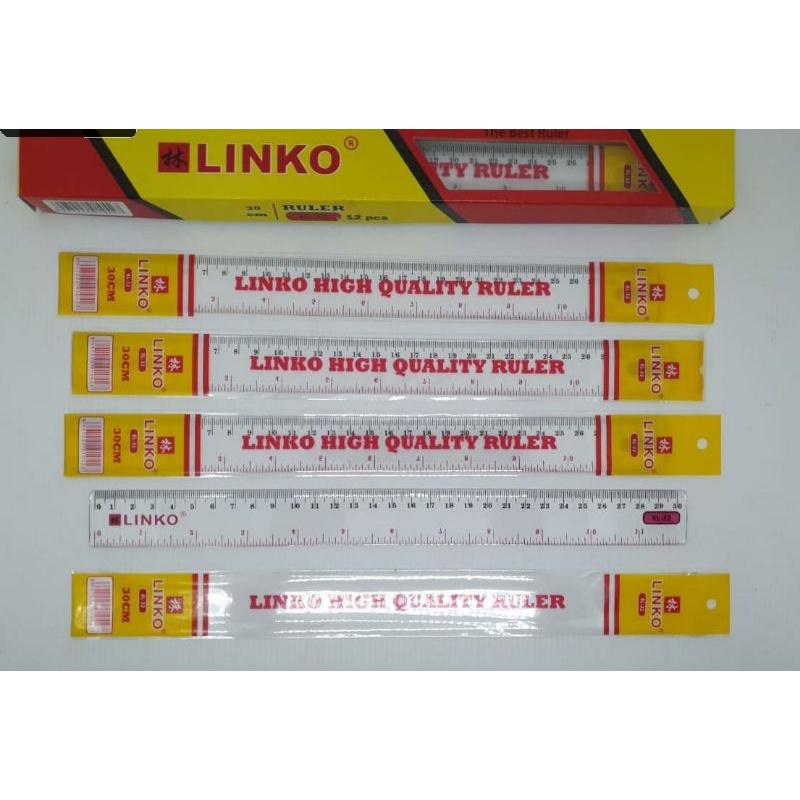 

Penggaris - Garisan Plastik 30cm LINKO