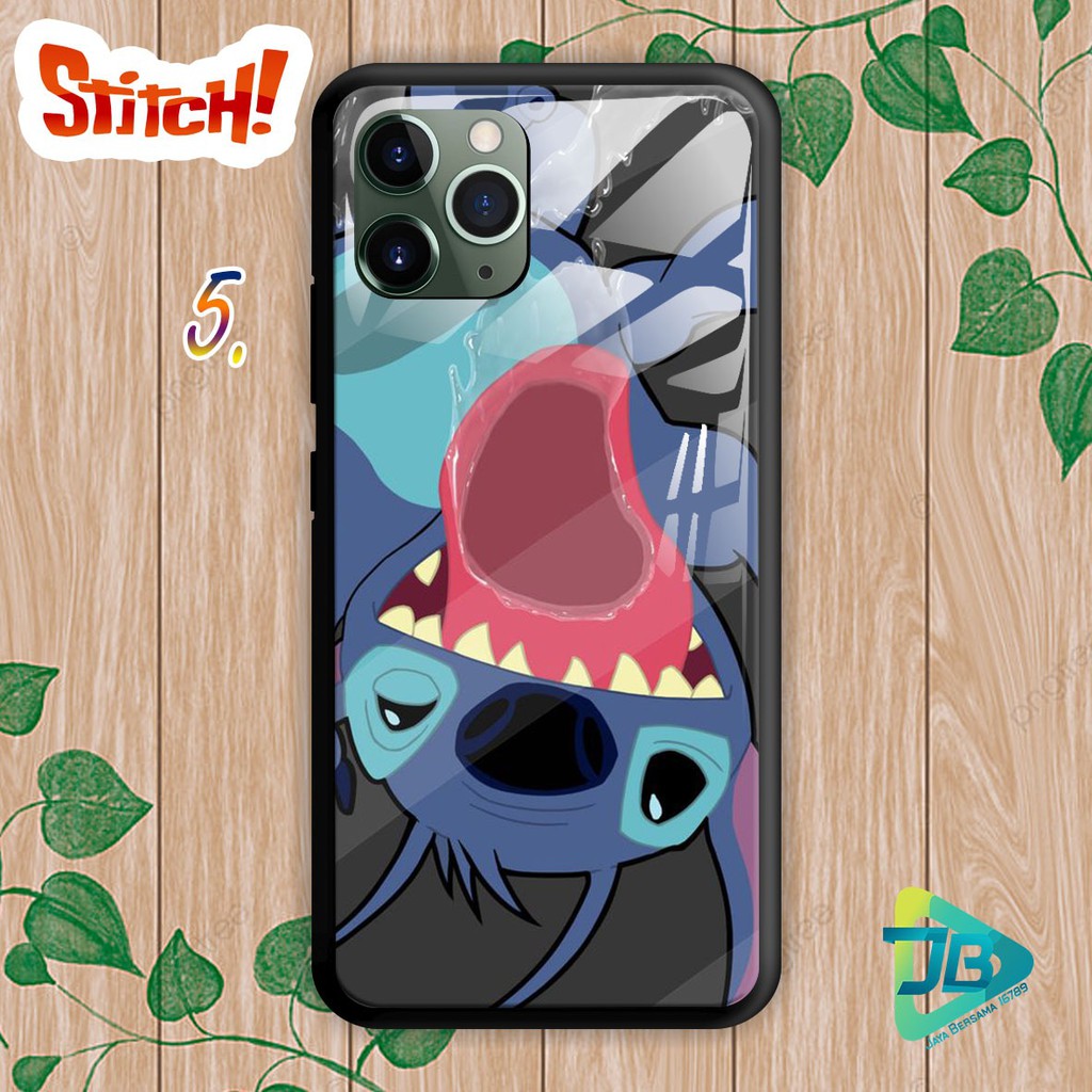 SOFTCASE BACK CASE GLASS KACA STITCH XIAOMI REDMI 4A 4X 5A 5 5+ 9 10X 6 7 8A 8 9A 9C JB3412