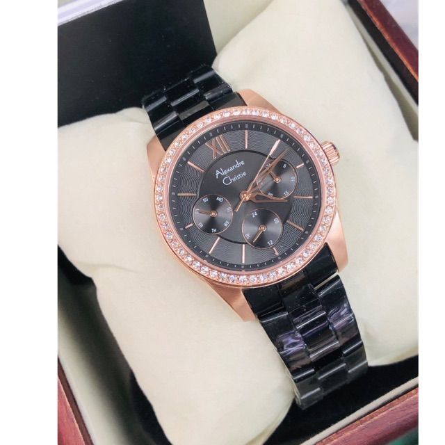 Jam tangan Alexander Christie 2827 Ld blackros