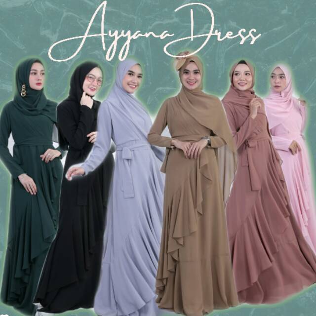 Ready Stock Gamis Ayyana Dress by Coverme Cover me Cover_me_id