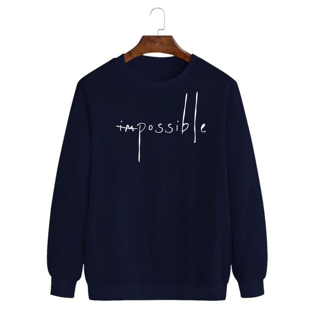 COD/ARPIOSSHOP - BAJU IMPOSSIBLE - SWEATER PRIA/WANITA MODEL KEKINIAN