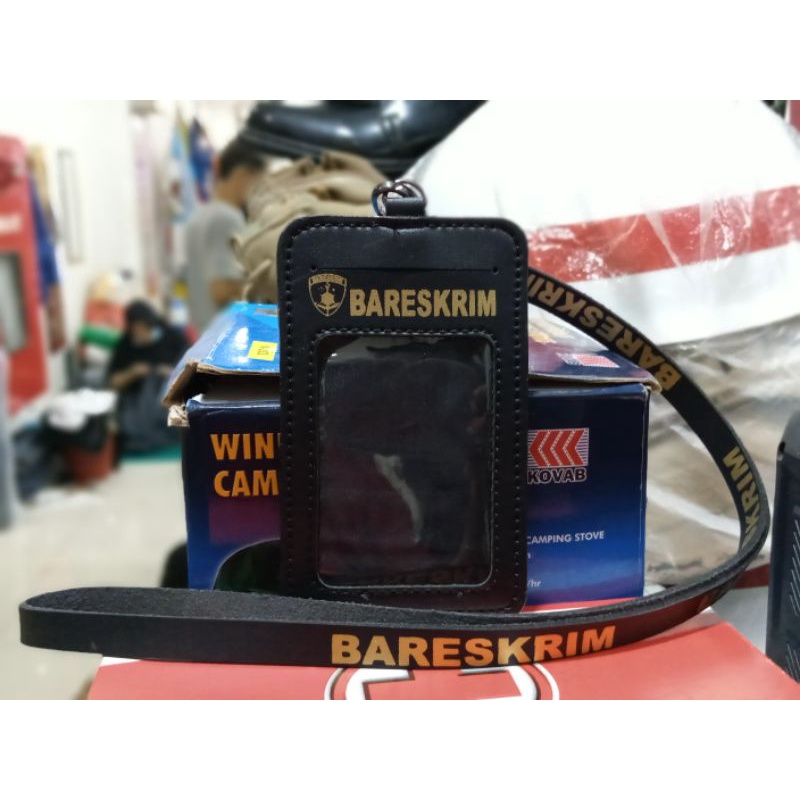 Jual Tali Gantungan Name Tag BARESKRIM ID Card Holder Shopee Indonesia