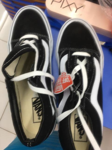 SEPATU VANS OLDSKOOL BLACK WHITE Size 37-43 Import Quality