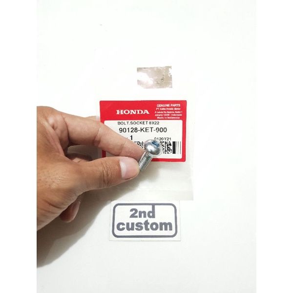 Baut footstep ori Honda CBR 150 250 CB150R CB150 CB R old CBU Thailand Karbu Fi Injeksi Original bol