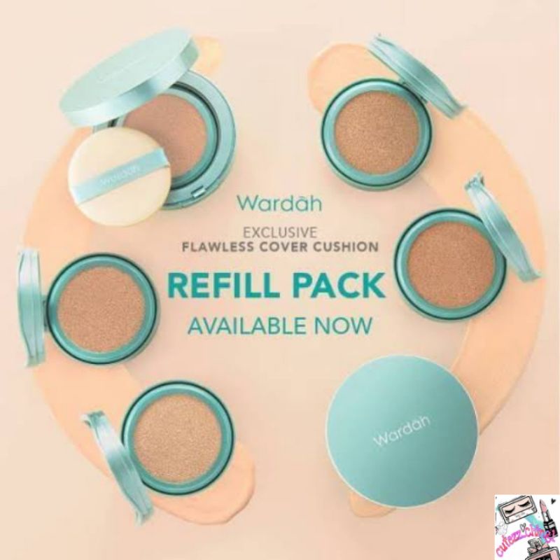☃️Cutezz_Ching1☃️Wardah Refill Exclusive Flawless Cover Cushion