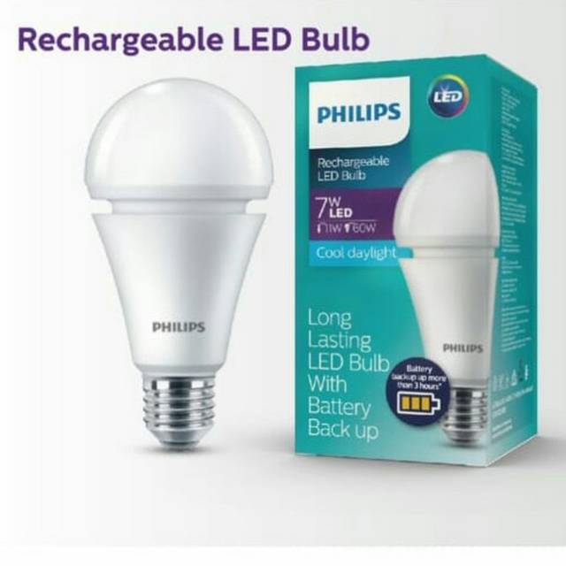 Philips Emergency rechargeable LED bulb 7 watt