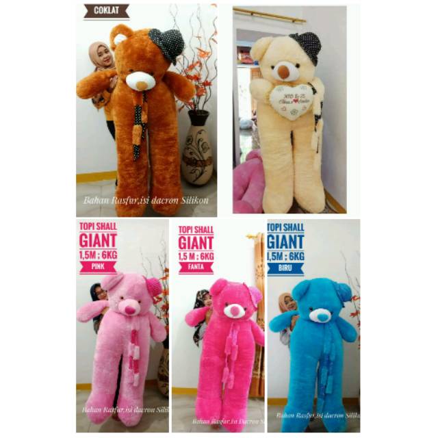 BONEKA TEDY BEAR BESAR SEKALI BONEKA TEDY BEAR SUPERJUMBO BONEKA TEDY SUPER BIG BESAR
