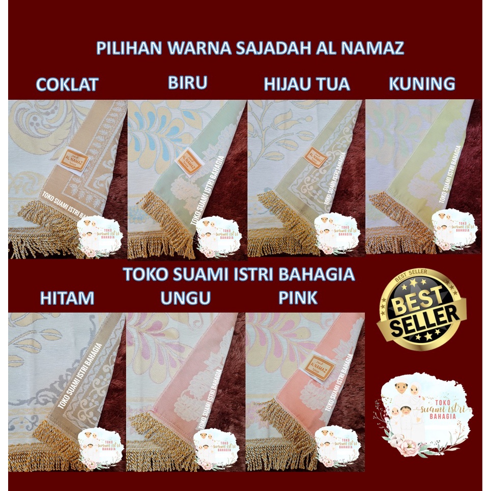 Sajadah Premium Box Al Namaz Alnamaz 70 x 110 Turki Murah Putih Dewasa Couple Hampers Howel XHX888