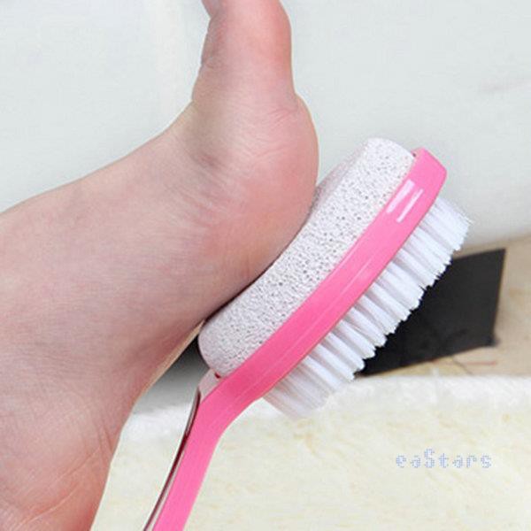 4 step pedicure paddle brush sikat perawatan Kulit kaki kuku Tumit Ped