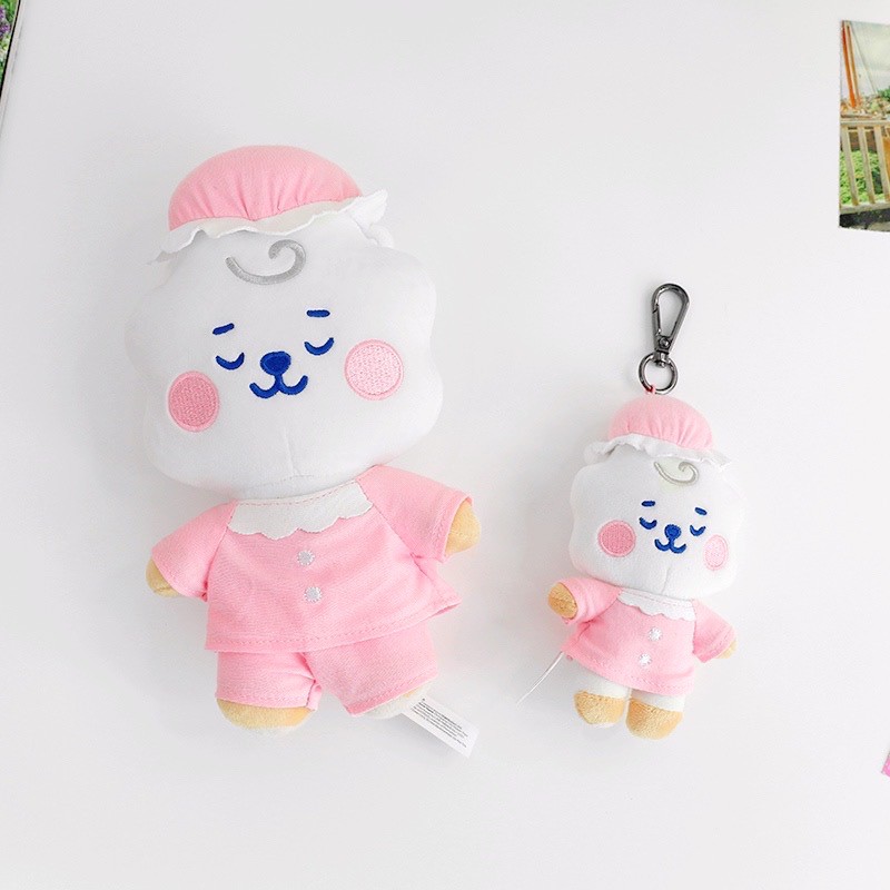 [BS] BISA COD Key Chain Pajama BTS BT21 KPOP Bag Charm Gantungan Kunci Dream Baby Plush - KP778