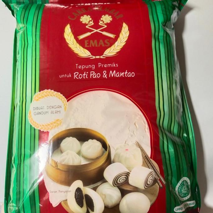 

TERBARU Tepung Terigu Cakra Kembar Emas Roti Pao & Mantao 5kg