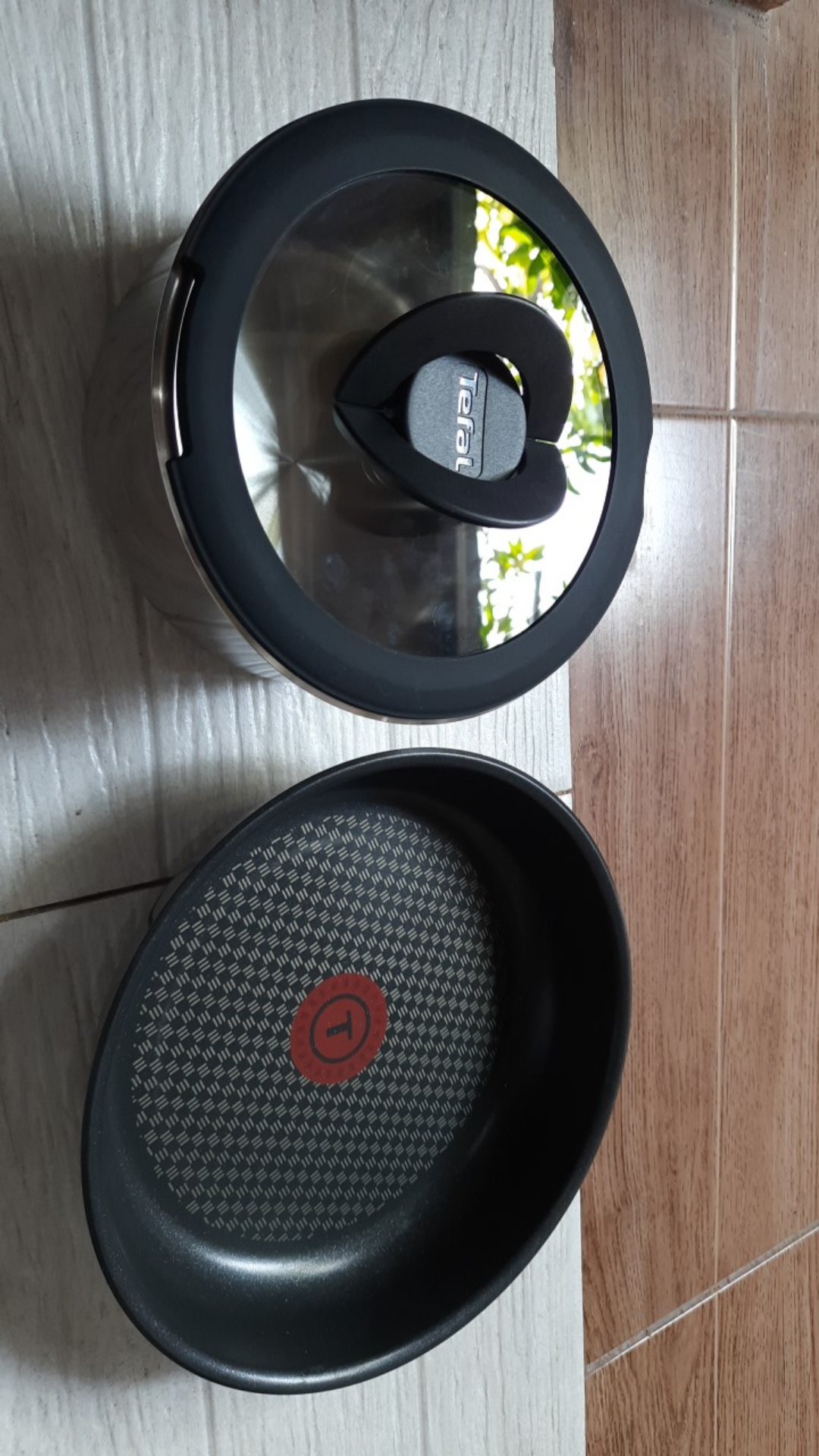 [tefal] Magic Hands Emotion Multi Induction Frying Pan & Saucepan With Lid 4p Set / Panci / Wajan Penggorengan
