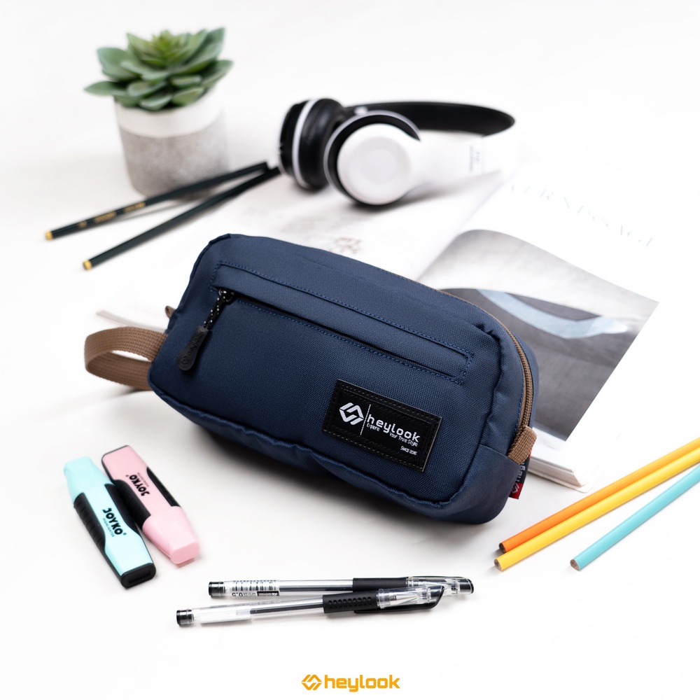 Tempat Pensil Sekolah kERJA kANTOR Kotak Pensil Alat Tulis Kantor ATK Original Distro Tempat Pensil Pouch bag Multifungsi Tepak PENSIL PULPEN BULPEN SPIDOL
