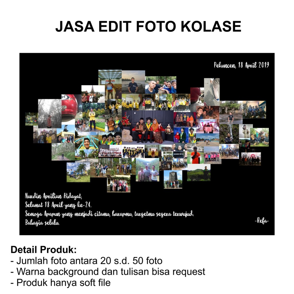 Jasa Edit Foto Kolase Soft File Shopee Indonesia
