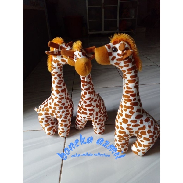 Boneka jerapah size l ukuran 40 cm