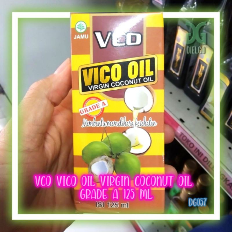 

VCO Vico Oil Virgin Coconut Oil Grade A 125 ML Kesehatan Imunitas DG057