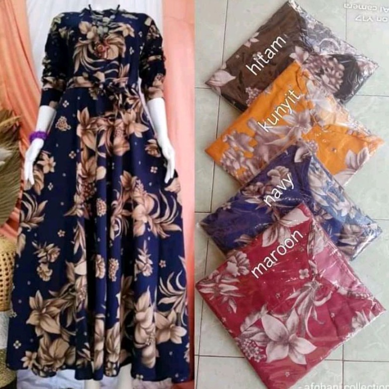 GAMIS KATUN SYARI BUSUI SLETING JEPANG MOTIF MONALISA RASTI ETNIK KOTAK BANGKOK