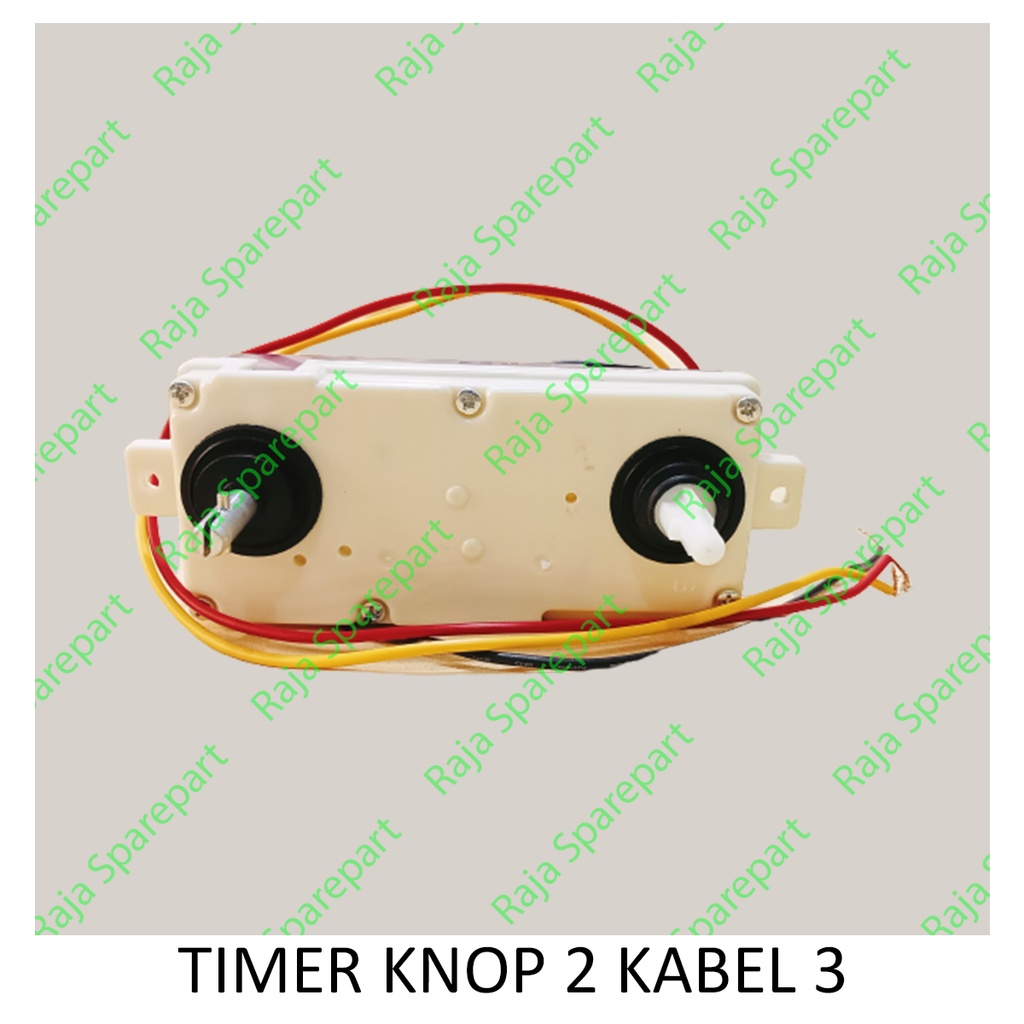 Timer Mesin Cuci Knop 2 Kabel 3 ( 2 knop = Mode + Timer )