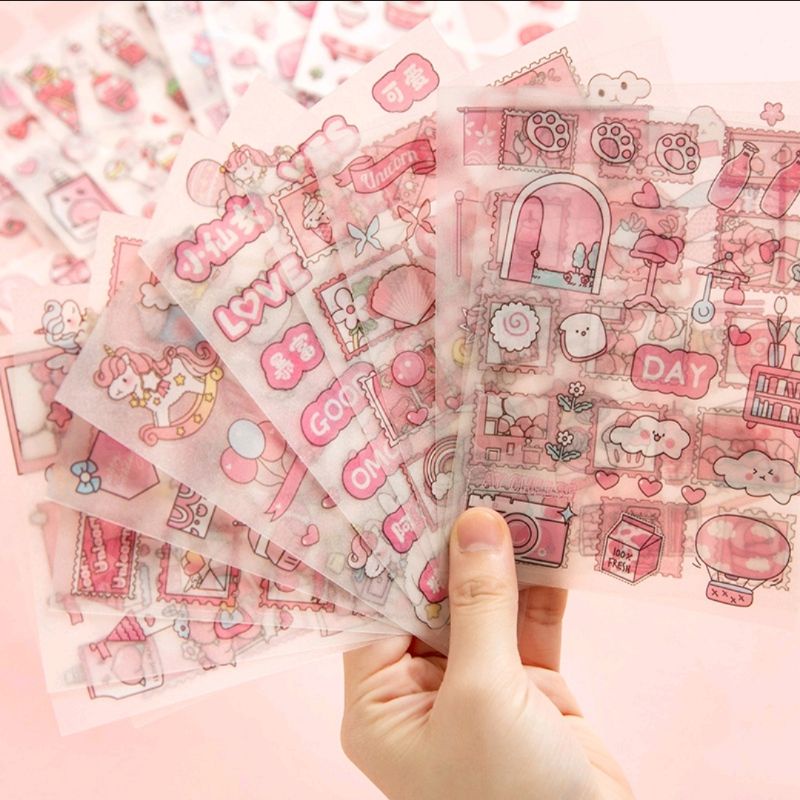 

Sticker Deco Pink