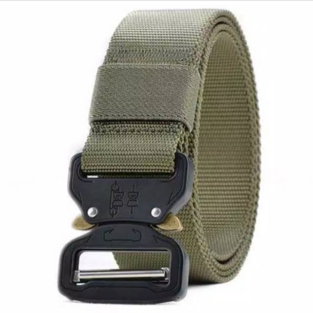 Ikat Pinggang Canvas Military Tactical Pria RHODEY MILUOTA - ARMY