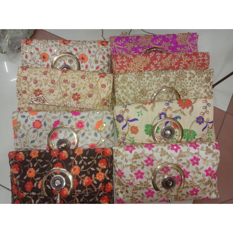 tas pesta /tas selempang/ dompet pesta/tas india/dompet india