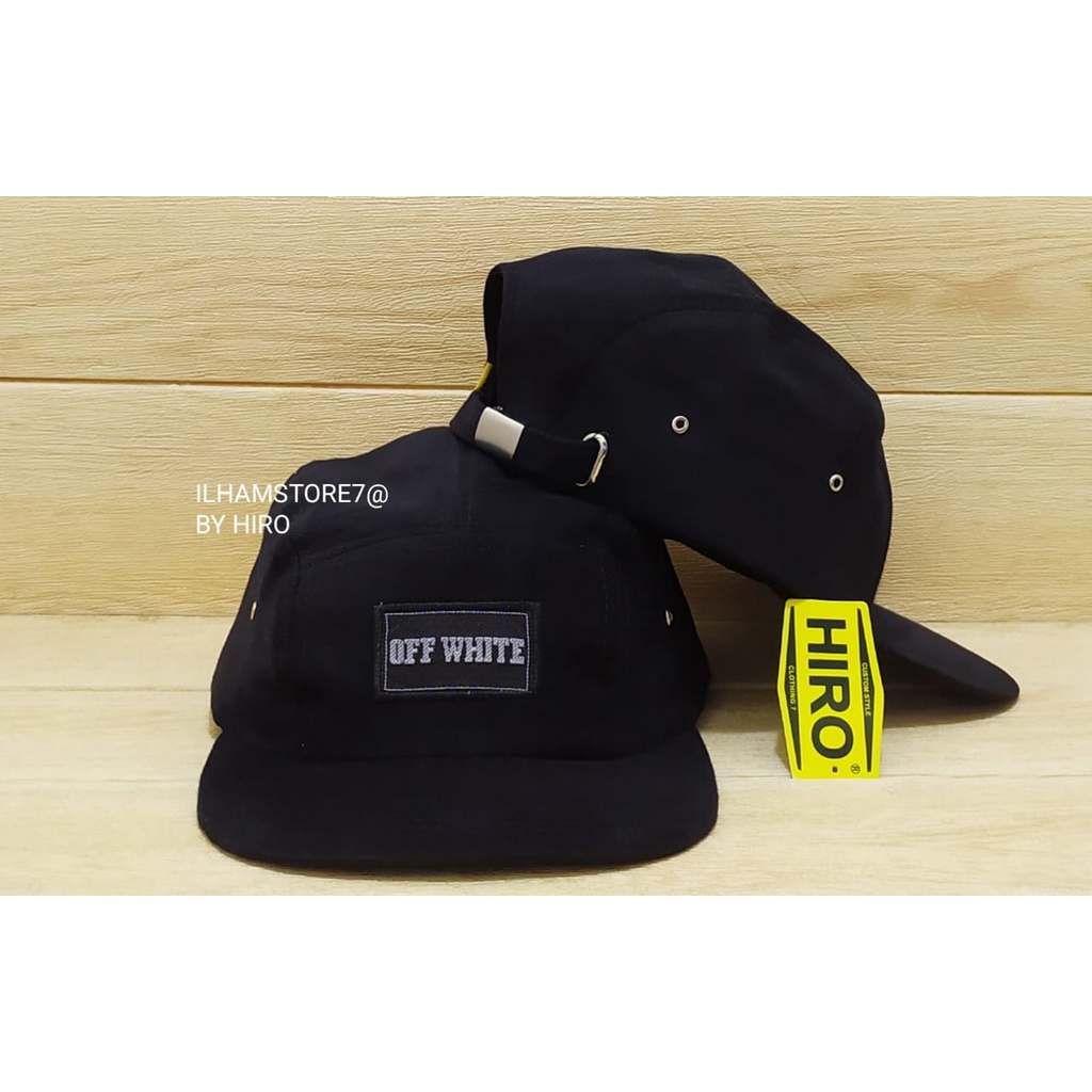 [COD]Topi Snapback Bordir WHITE Lima Panel New Model/Topi Hip-Hop/Topi Distro Keren