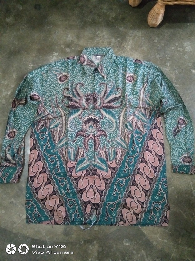 Baju Batik Couple Tunik Batik Motif Parang Bunga 3 Warna Sarimbit Batik Tunic Batik Pekalongan