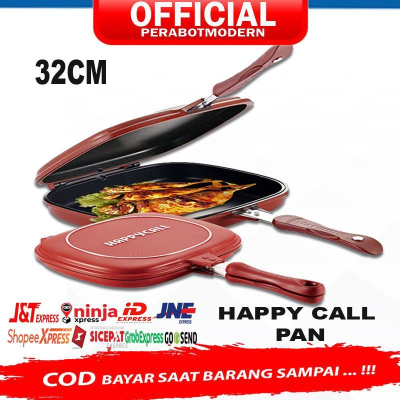 Happy Call 32cm Jumbo Double Pan Original Korea Dapat Karet Cadangan