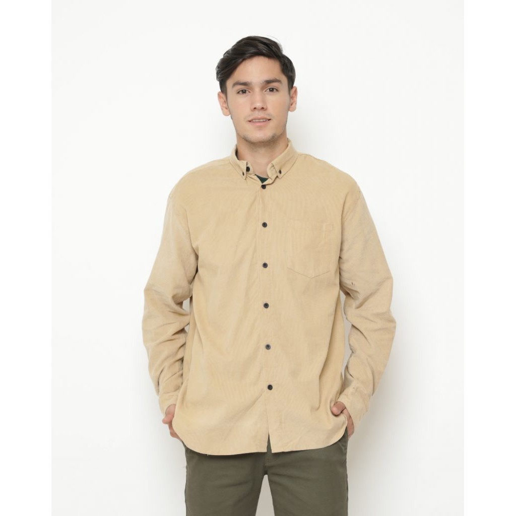 

Erigo Corduroy Shirt Buckshot Light Cream