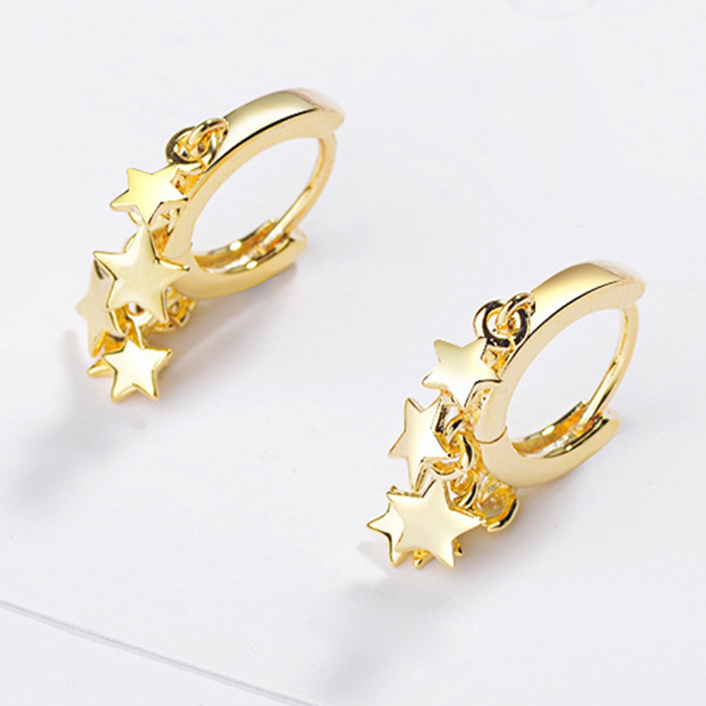 Hu Hu Hu Hu Hu Alat Bantu Pasang Kacamata♡ Anting Tusuk Gantung Wanita Desain Bintang Untuk Pestaclubhadiah