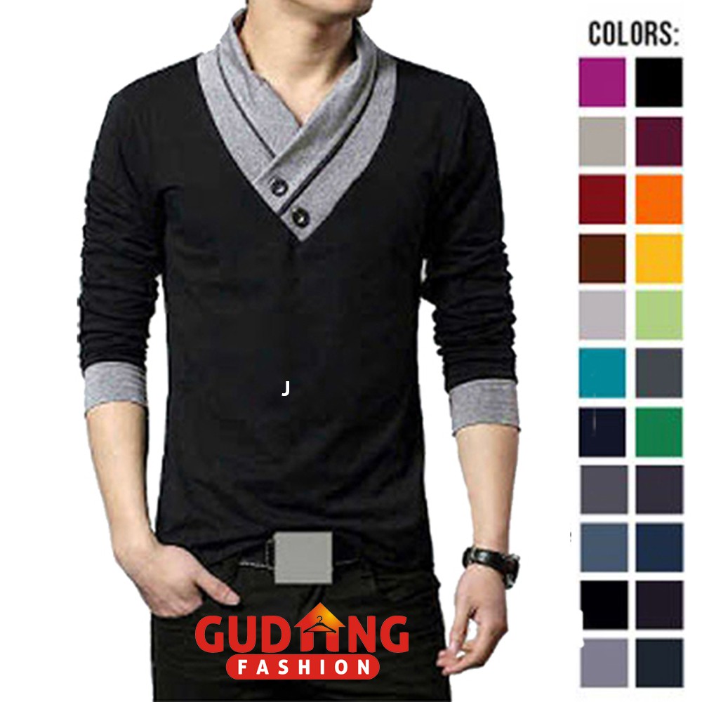 Sweater Rajut Pria Korean Style - Banyak Pilihan Warna SWE (COMB)