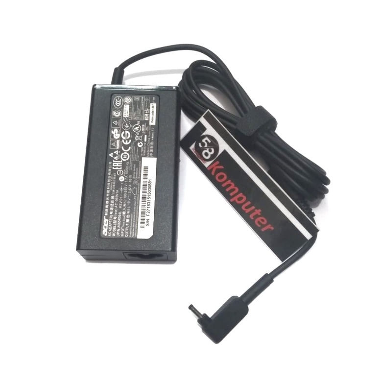Adapter Charger Laptop Acer Chromebook R11 CB5-132T-C1LK 15 14 13 11 CB3 CB5 C720 C720P C730E C740 C810 C910 19V 3.42A 65W