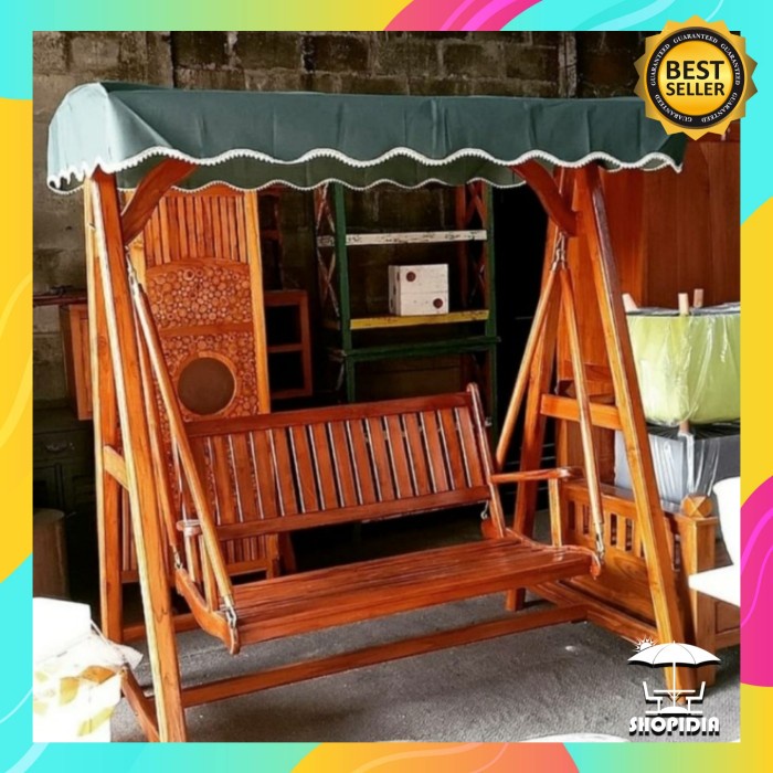 Jual Ayunan Jati Payung Kanopi Kayu Jati Jepara Outdoor Indoor Shopee Indonesia