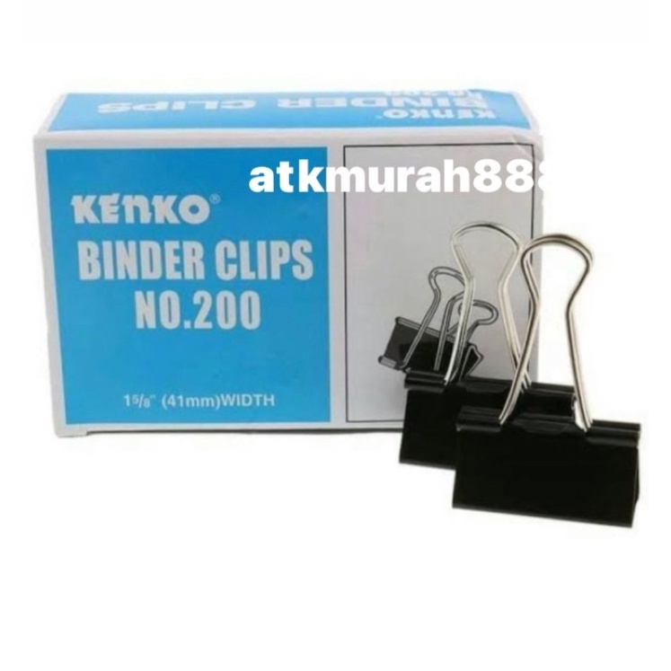 

Binder Klip Kenko 200 /Penjepit Kertar Binder klip Murah