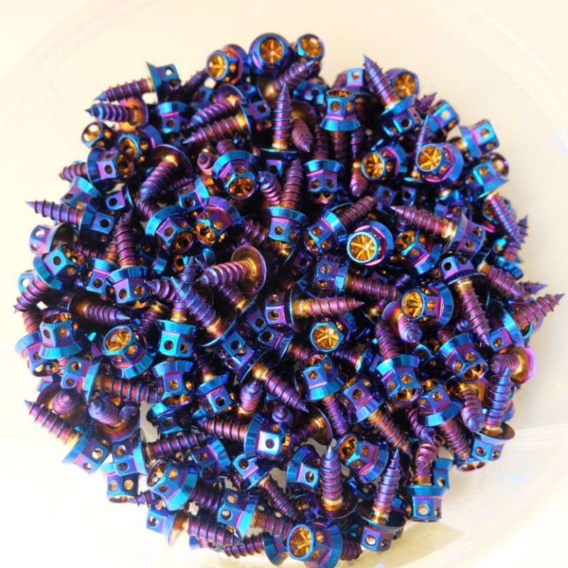 baut body probolt blue flower drat kasar yamaha nmax aerox xmax mio fino soul original heng thailand