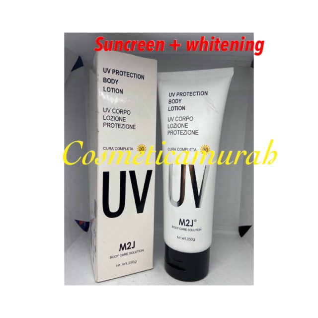 [ 250 ml ] spf 30 M2j BODY LOTION UV WHITENING SPF30 / m2j uv protection