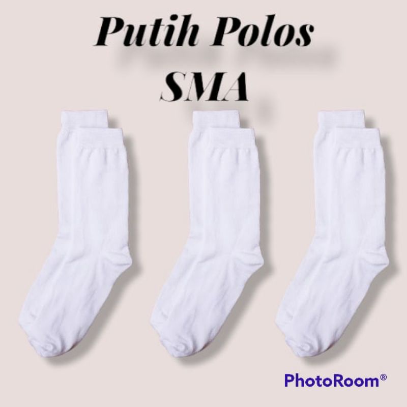 Kaos Kaki Putih Polos Paskibra Wanita Pria Panjang Sekolah Putih SD-SMP-SMA Murah Terlaris