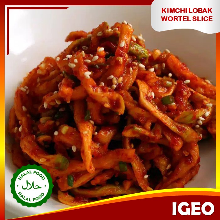

Kimchi Lobak Wortel Slice 200gr Halal Fresh Makanan Sehat Siap Saji Korea Enak Lezat
