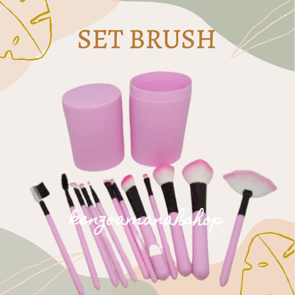 Set kuas TABUNG isi 12pcs