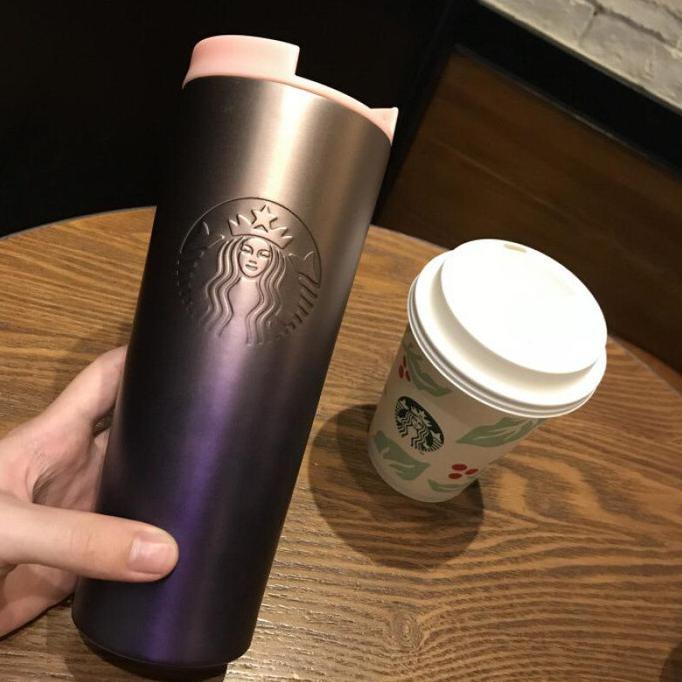 Tumbler Starbucks Original / Botol Minum Starbucks - Rainbow