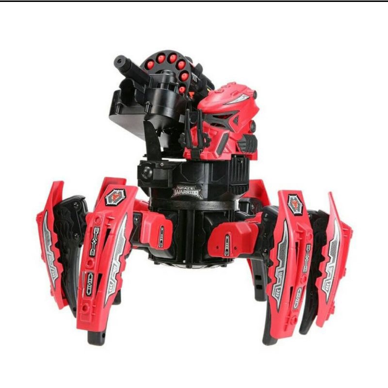 Mainan remot RC space warrior robot laba laba