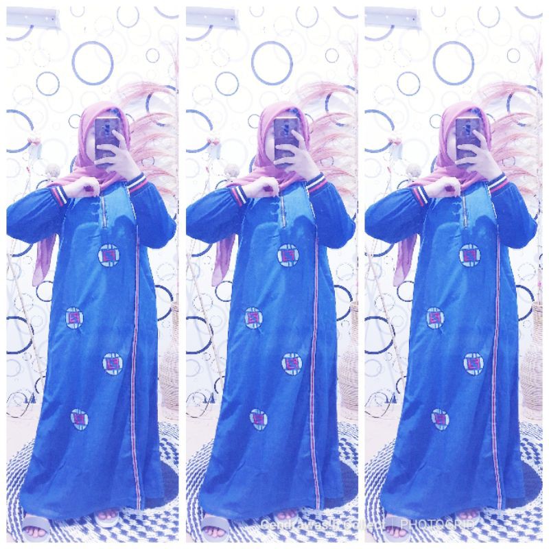 GAMIS LEVIS ALENA//MATT JEANS //TER BARU JEANS//FASHION MUSLIMAH//DRESS WANITA