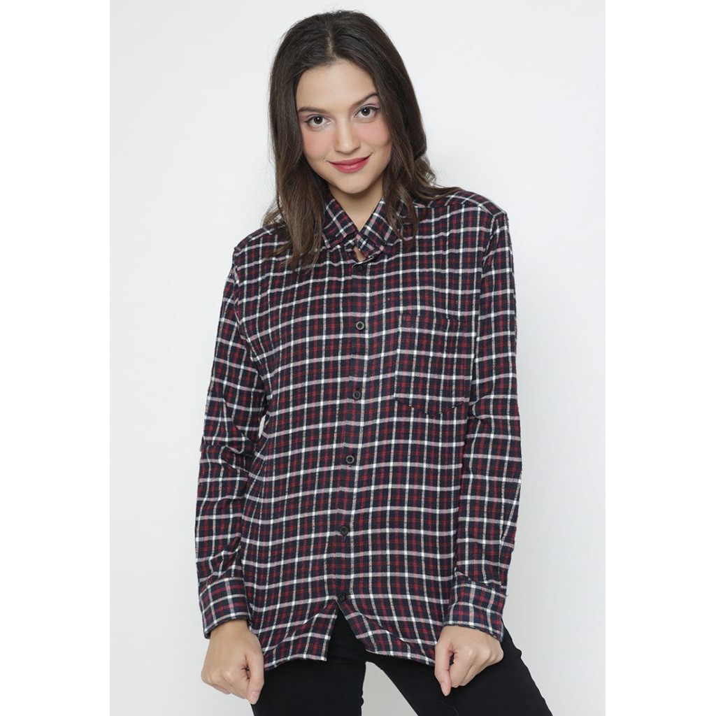 

Erigo Flannel Tessa Navy-Red